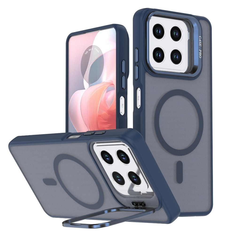 TEMU Phone Case: New Minimalist Frosted Phone Case, Suitable For Zte Blade A35e Blade A56 Series, Equipped With A Metal Bracket To Protect And A
