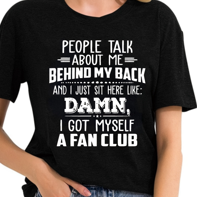 

Summer Women's Front Printed Short Sleeved T-shirt Top, Comfortable And Breathable Fabric, Casual Sports Style