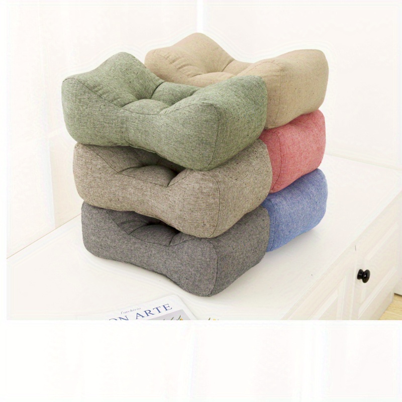suitable for   multifunctional lumbar pillow office nap pad back support cushion durable lumbar   for study reading desk ergonomic curve design to chair back   for home and office chairs Product details 5