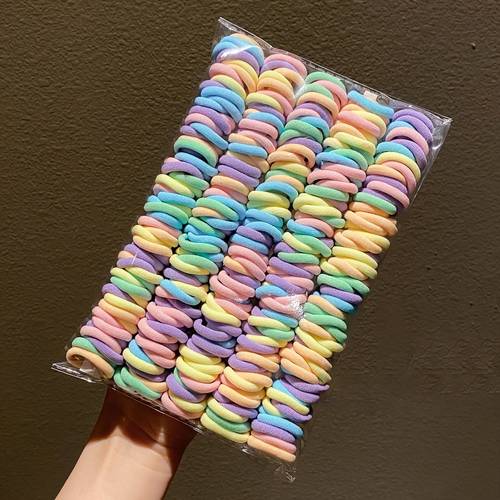 99pcs vibrant elastic hair tie set durable and colorful hair ties for parties holidays and everyday styling accessories bohemian style fashionable soft high ties a must have for trend lovers