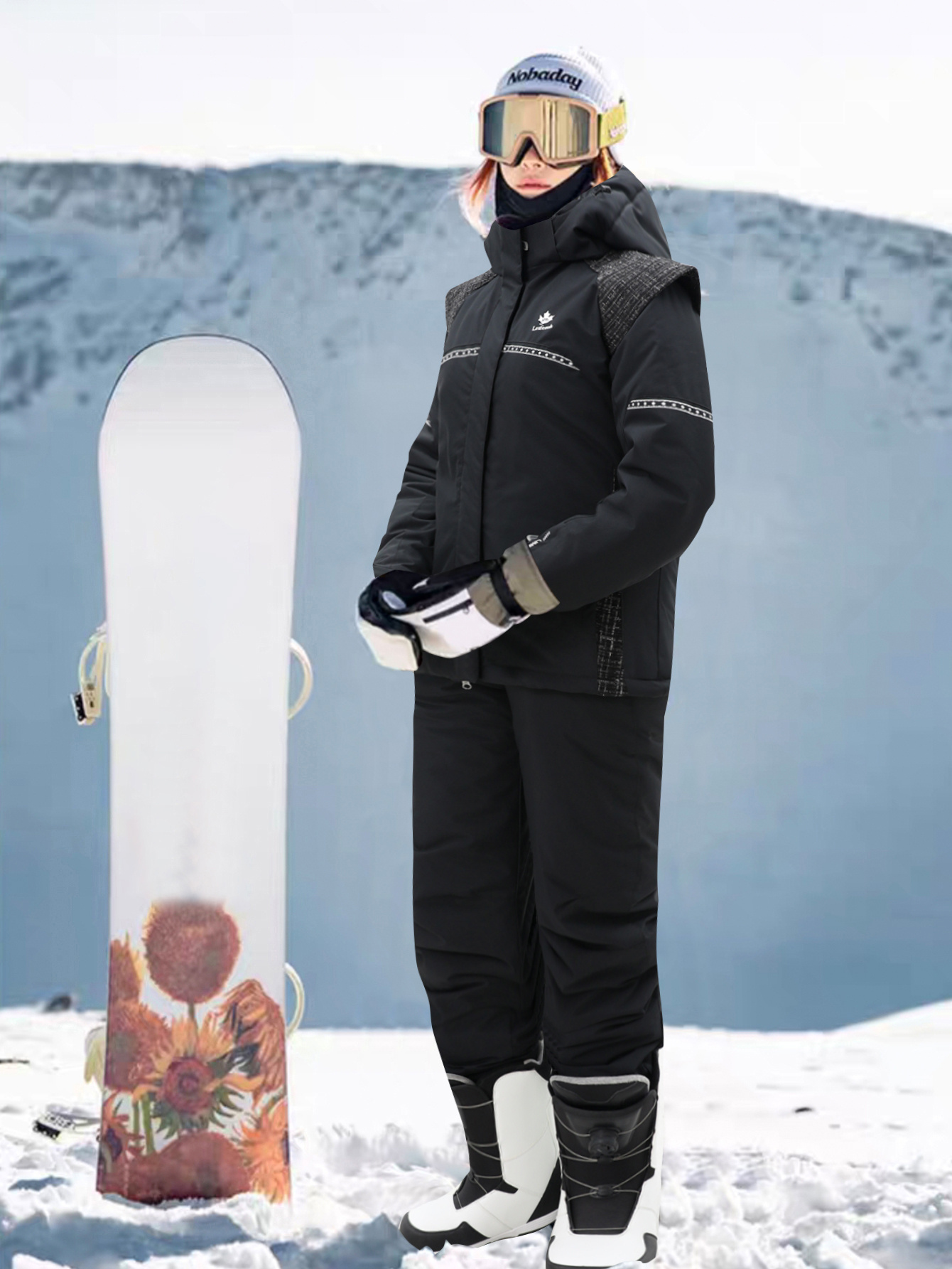 set damen winter ski anzug kapuzenjacke hose Temu Austria