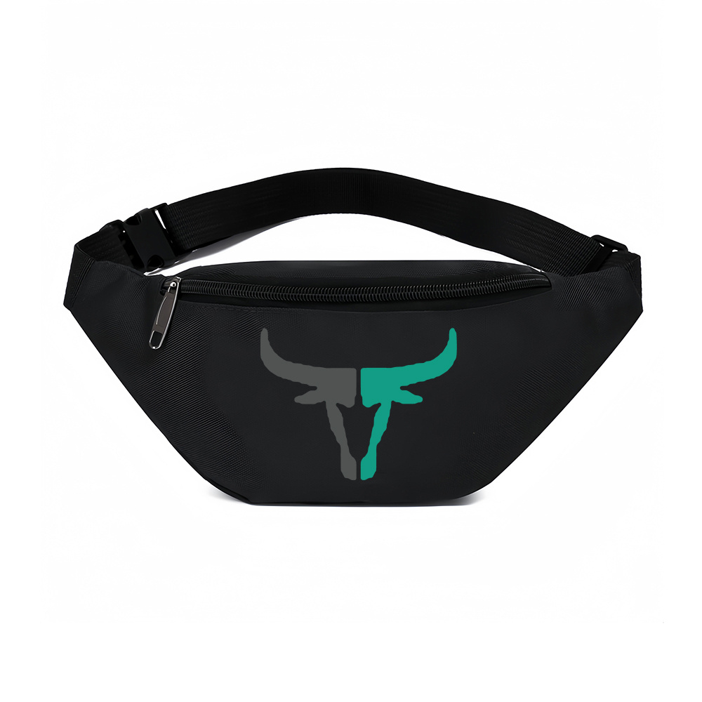 TEMU 1pc Logo Fanny Waist Bag Lightweight Crossbody For Men Women Daily Use