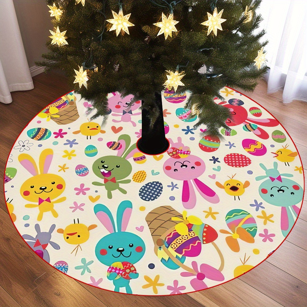 Jupe D'arbre De Noël 24 Pouces (60cm) Violette à Paillettes - Tissu Brillant - Neuf