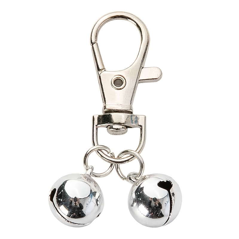 pet   collar bells 4pcs pet   collar bells keychain bells pet supplies clavicle tool additions   and durable without battery Product details 2