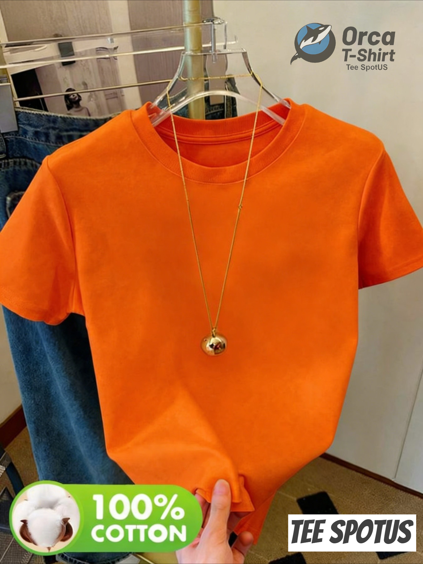   brand womens t shirt made of 100 featuring short sleeves and a vintage round neckline this   style offers a loose fit making it a versatile   for casual wear in the summer of 2026 with solid colors