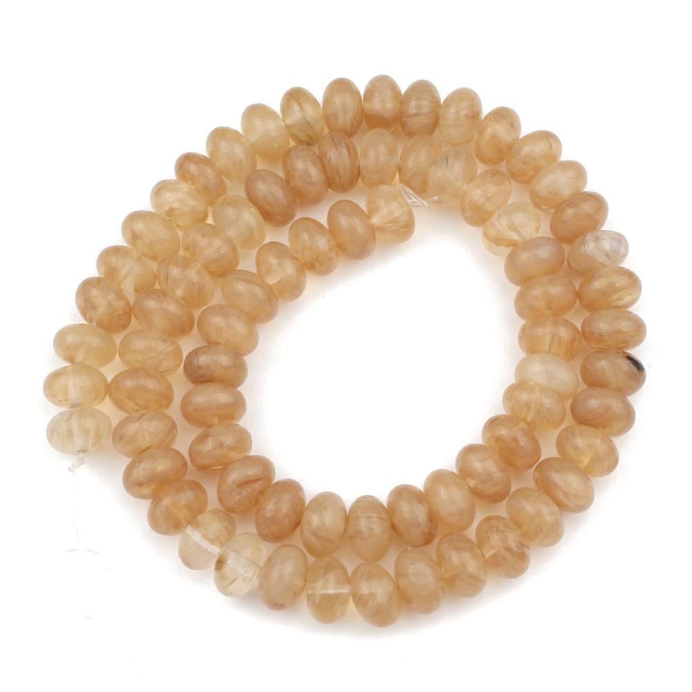 Natural Citrine Quartz Beads for Jewelry Making
