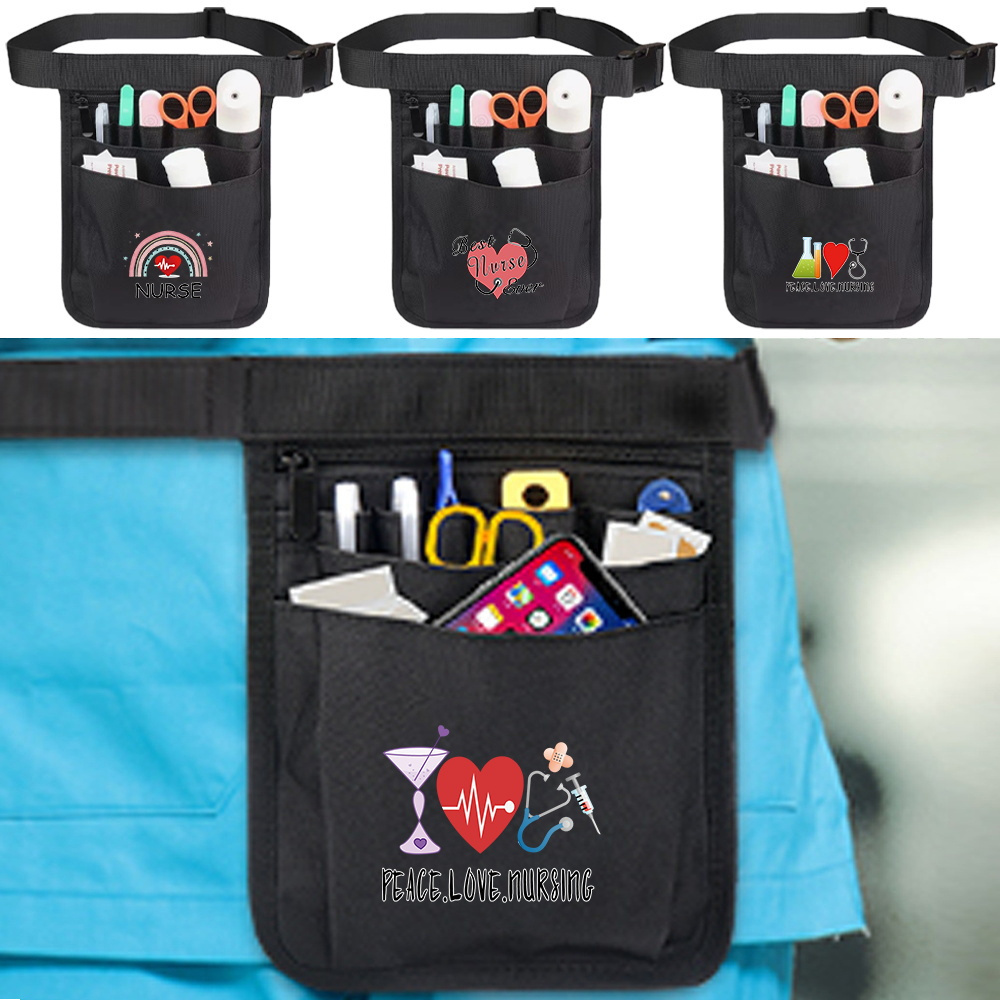 Borsa Da Lavoro E Viaggio In Nylon – Scomparti Multipli, Custodia Per Laptop 15.6", Resistente All'acqua, Per Infermieri E Studenti