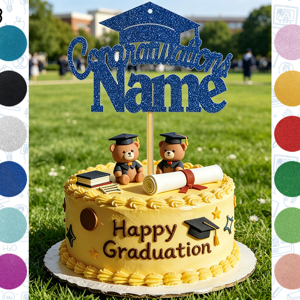 graduation congratulations cake topper printable