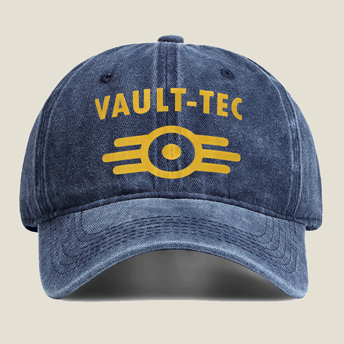 TEMU Classic Dad Hat Print Retro Washed Baseball Cap With Curved Brim, Unisex For Outdoor Sports, Christmas Gift, Ideal Gift, In 1 Or 2pcs