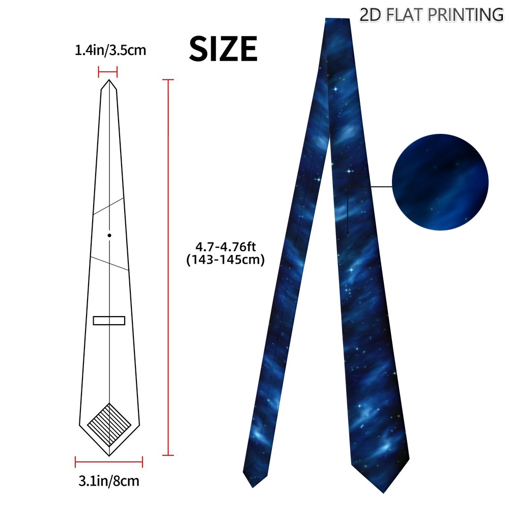 TEMU 1pc Starry Necktie â A Fun And Thoughtful Gift For Your Husband, Great For Valentine's Day Or Anniversaries
