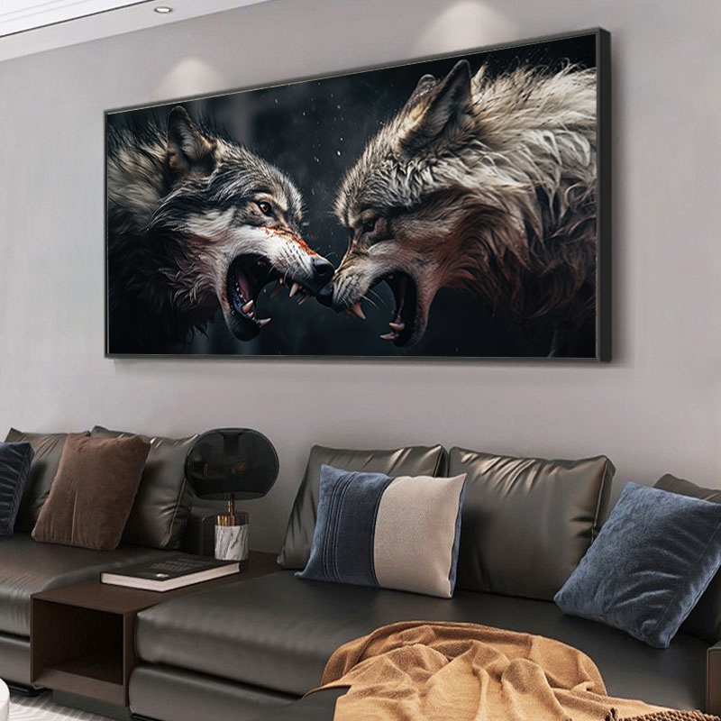 TEMU 1pc Modern Abstract Canvas Wall Art - , 23.62x47.24in/60x120cm, Large Size Print For Living Room, , Or Bedroom Decoration, Wall Art Decor