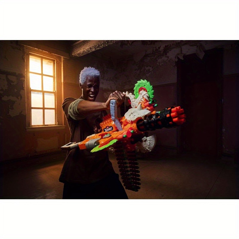 XShot XSHOT Insanity HorrorFire Reaper X Twin Pack by Zuru with 16 Darts Air Pocket Technology Darts and Dart Storage Outdoor Toy for Boys and Girls Teens and Adults