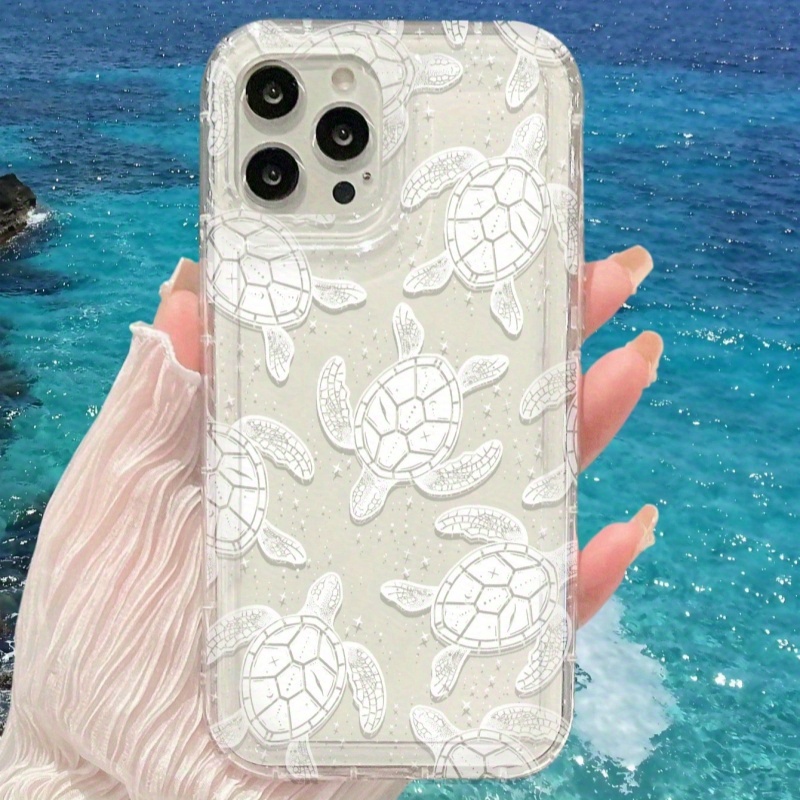 

Coque de Téléphone Transparente avec Imprimé Tortue Sous-Marine Mignonne pour iPhone11 12 13 XS XR X 7 13Mini Plus Pro Max SE, Convient pour Cadeaux à Petite , Petit Ami, Amis ou Vous-