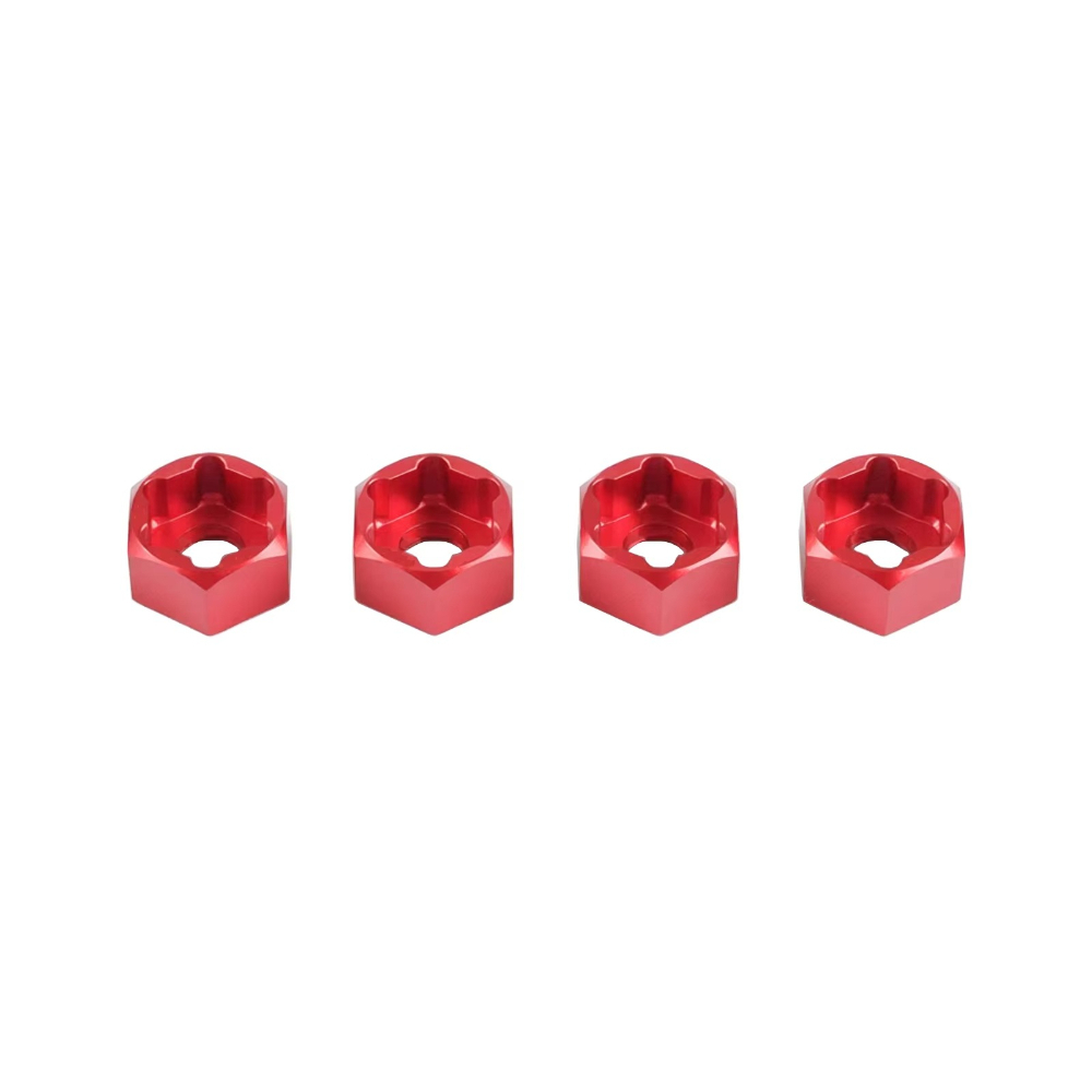 TEMU 4pcs 5mm To 7mm/12mm Hex Wheel Adapters Conversion For Axial Scx24 1/24 Wheels On 1/10 Mn 1/12 Rc Car Upgrade Parts