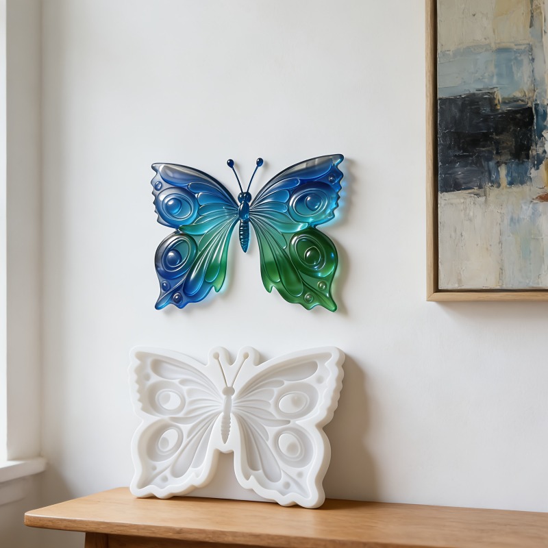 Wall Hanging Glue Mold Wall Decoration Pendant Desktop Ornament Semi-three-dimensional Flower Silicone Mold
