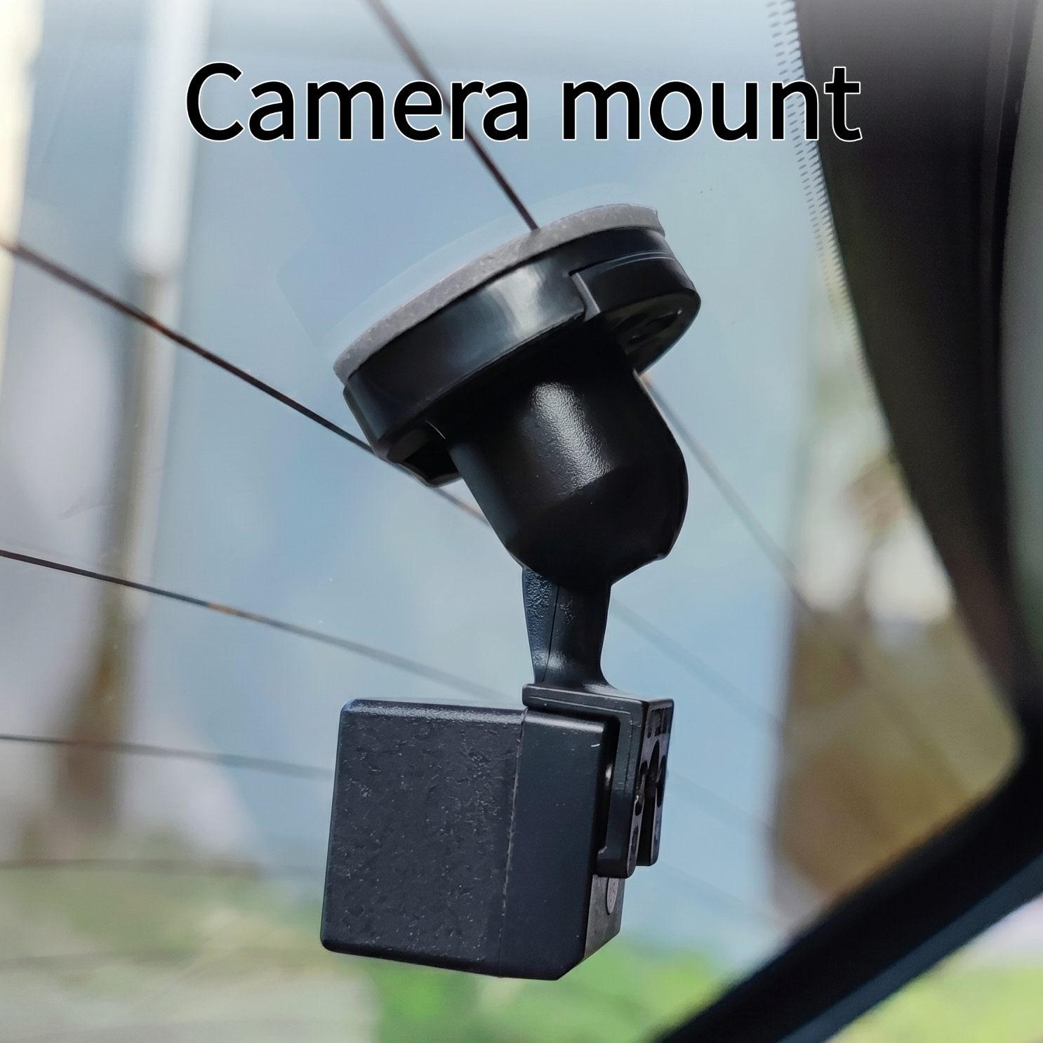 TEMU Reverse Camera Bracket With Adhesive High-temperature Resistant Base, Universal Adhesive Mounting Bracket For Dashcam, Adjustable Angle