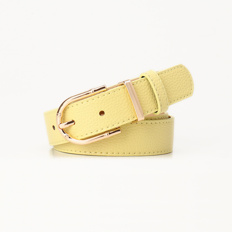 Image of 1pc New Fashionable Versatile Belt, Easy And Personalized Women's Belt Decoration Suit Jeans Belt, Women's Belt