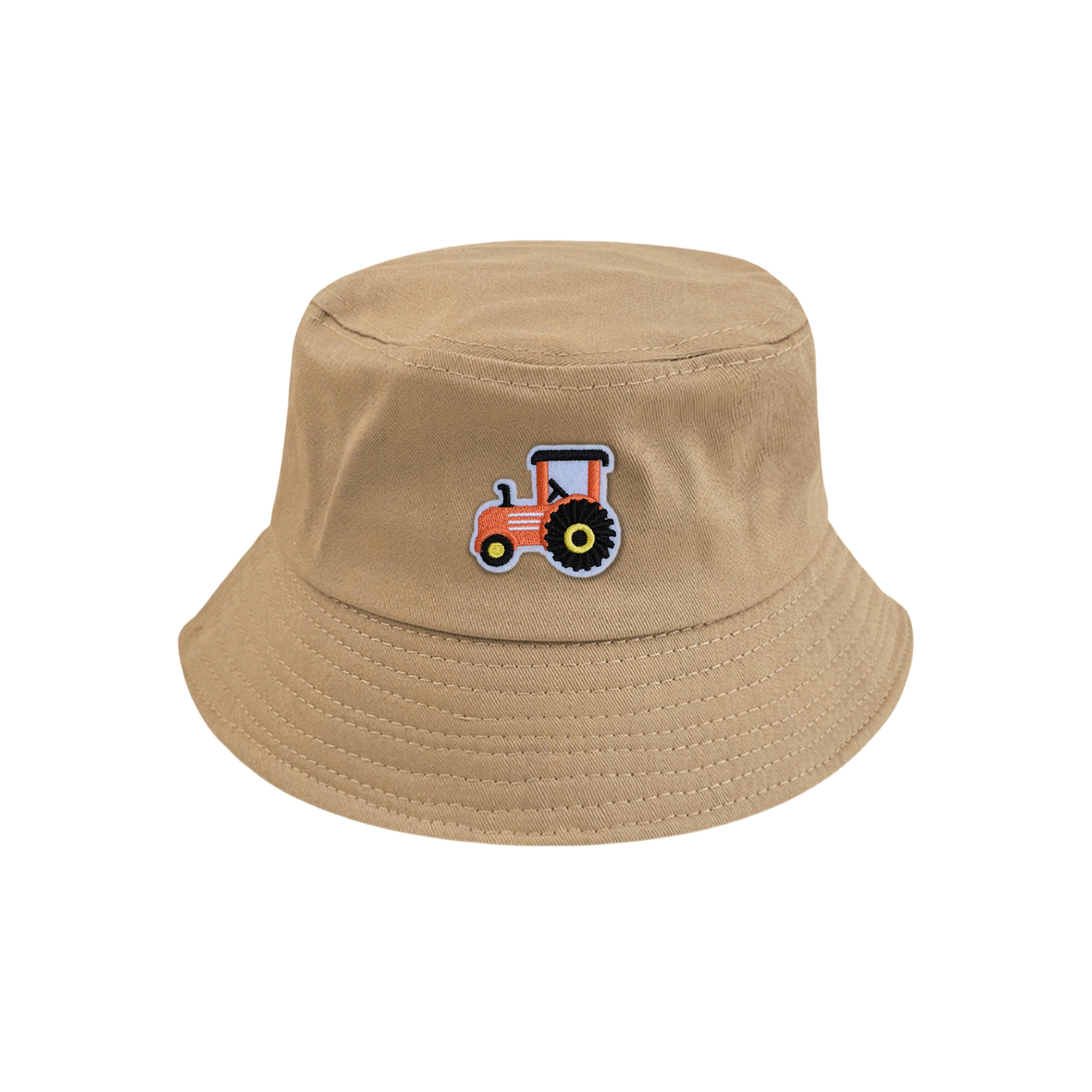E-shop 1 Stück Kinder Bau-Truck Muster Atmungsaktive Fischerhut | Neuer Frühlings- und Sommer-Bucket-Hut mit verstellbarer Größe | Eingebaute,