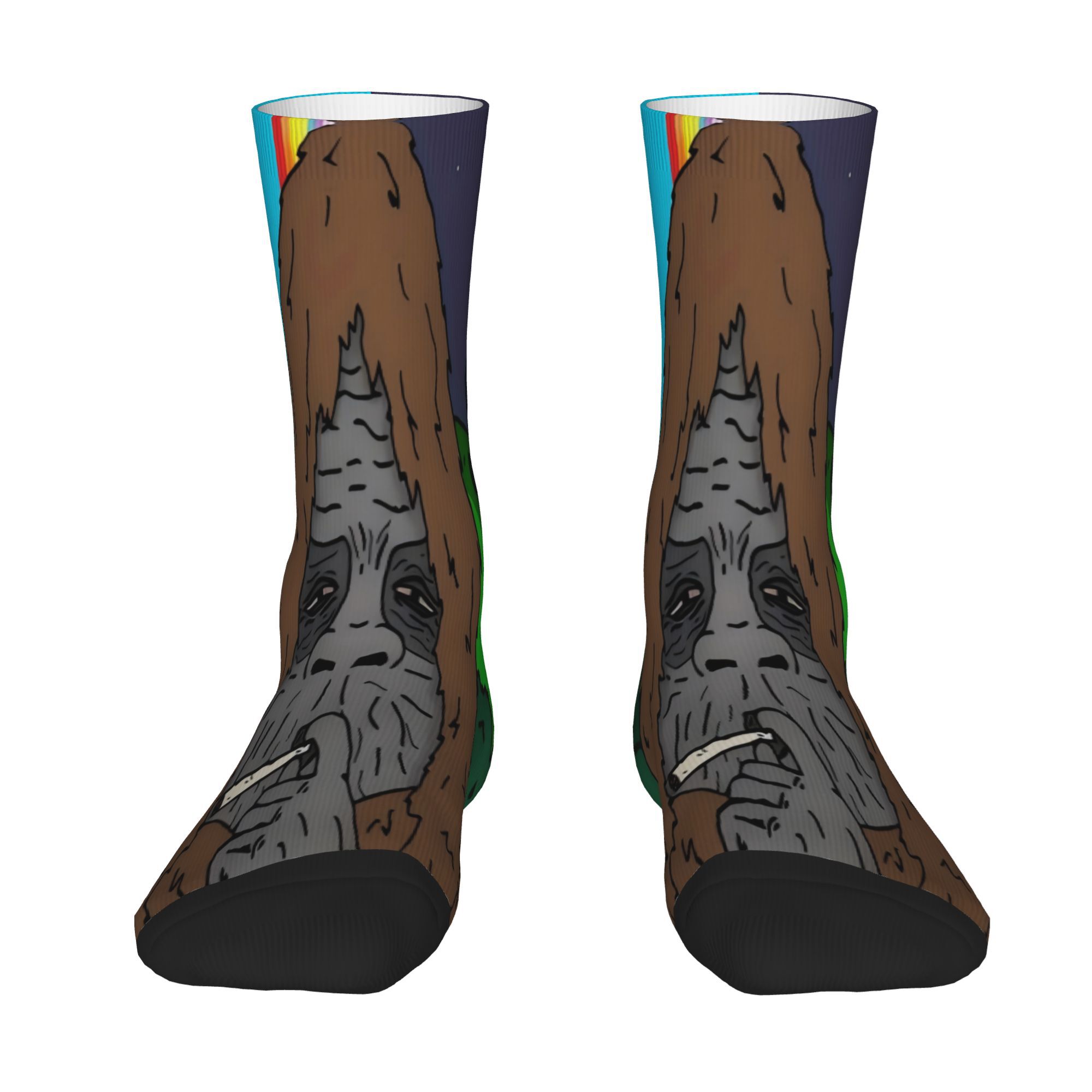 TEMU 2d Printed "the Big Lez Show" Socks, Suitable For Daily Wear And Party Outfits (hand Wash/). Unisex, Socks For Outdoor Leisure And Sports, A