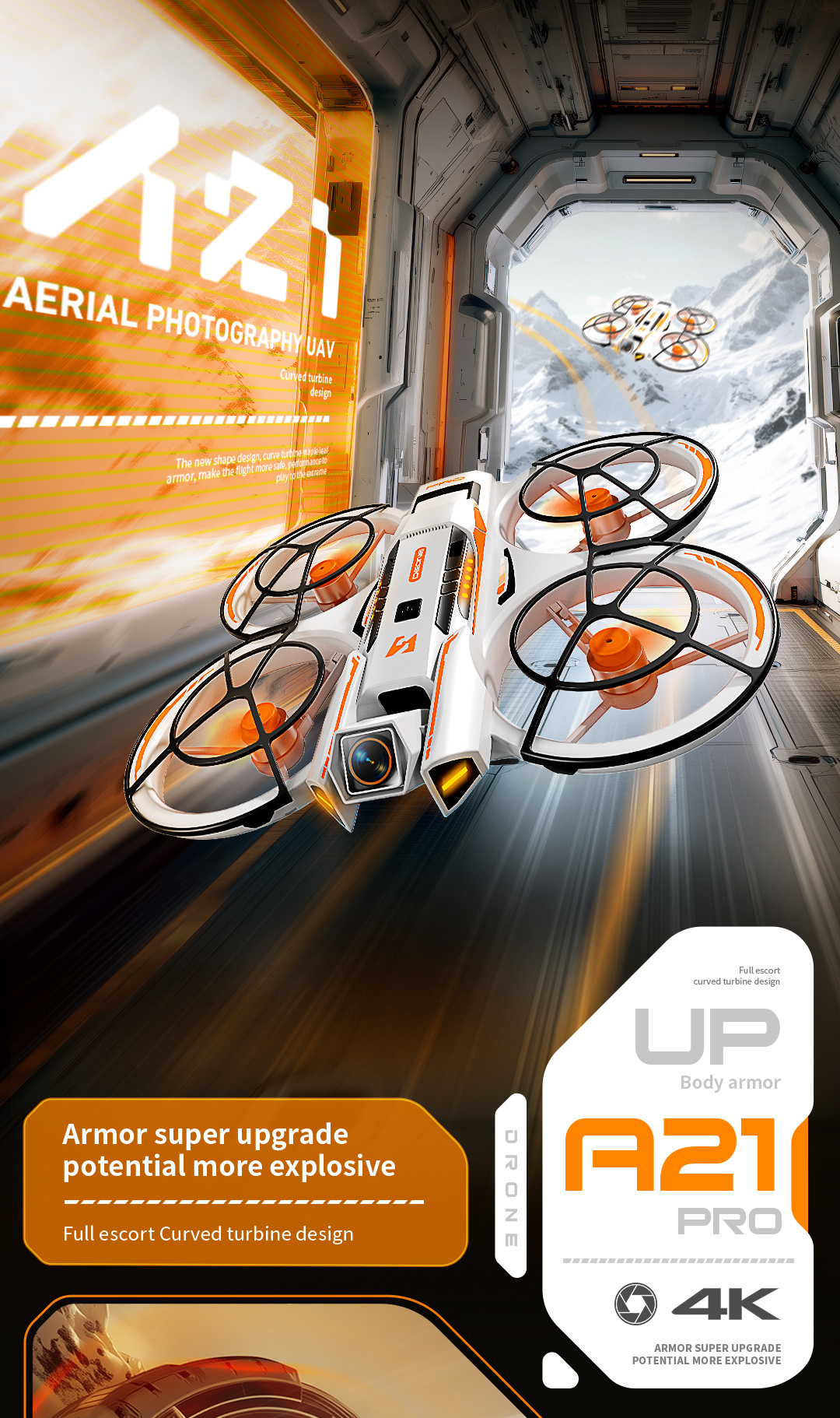 FPV Drone with Professional 4K Dual Camera - GPS Drone, Brushless Motor, One-Touch Takeoff/Landing, 15 Min Flight Time, Optical Flow Positioning, Wi-Fi/APP/Infrared, for Aerial Photography, Racing, Vlogging - Ideal Gift for Adults & Drone Enthusiasts, High Quality Drone, Vlogging Equipment, Highquality Construction, Outdoor Adventure, Stylish Design, Stable Flight, Tech Lovers