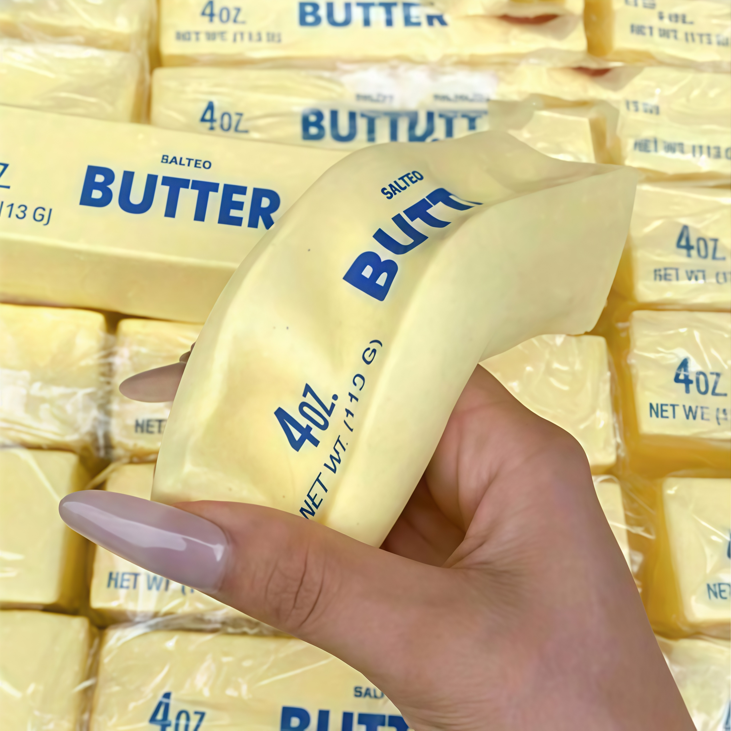 butter shaped stress relief slow rebound squeeze toy fidget gadget realistic funny squeeze toy adult universal stress reliever