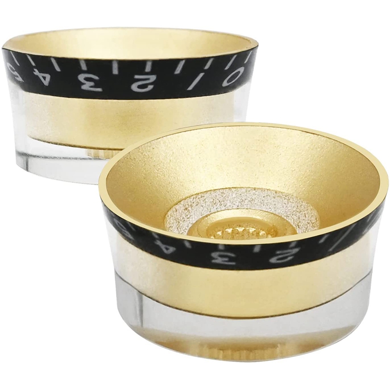 4pcs Volume Tone Speed Control Knobs for Les Paul LP Style Bass Electric Guitar Parts, Transparent Golden, Guitar Hardware, Volume Knobs, Retro Design, Stylish Knobs, Highquality Knobs, Smooth Finish, Replacement Knobs, Bass Parts