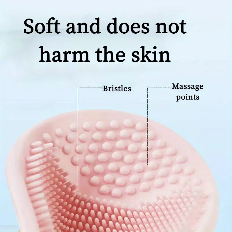 15 extra long back scrubber dual sided exfoliating brush scrubber non for back legs facial use travel friendly manual light beige care tool for blackheads dead light beige removal bathroom essential Product details 4