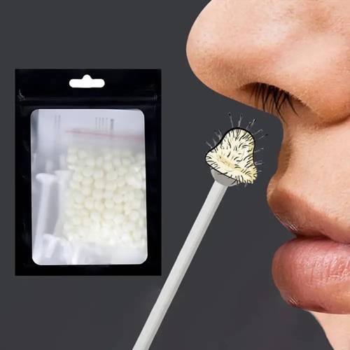 portable nose hair waxing kit with trimmer unisex hair removal wax no power required kit including wax stick and removal head designed for nose hair compact lovers