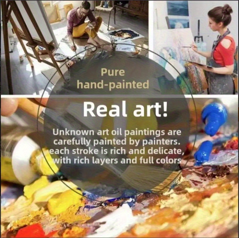 100% Hand-Painted Oil Painting, Beige Abstract Art Hanging Painting, Large Homestay Mural, Japanese-Style Decorative Painting, Modern Wall Decoration, Suitable for Home, Office, Living Room, Bedroom, Corridor, Cafe, Bar, Hotel