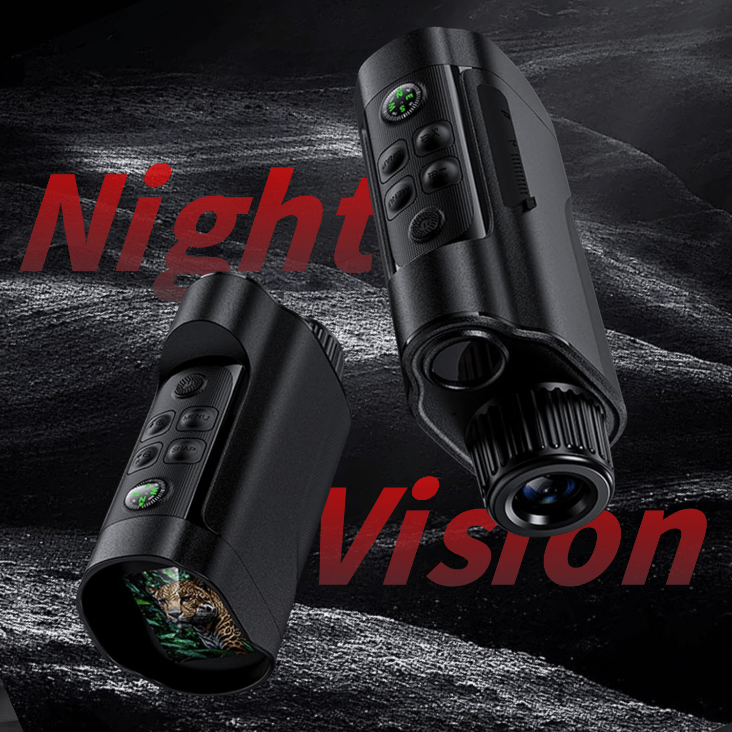 infrared     range   display starlight sensor built in compass   for hunting camping
