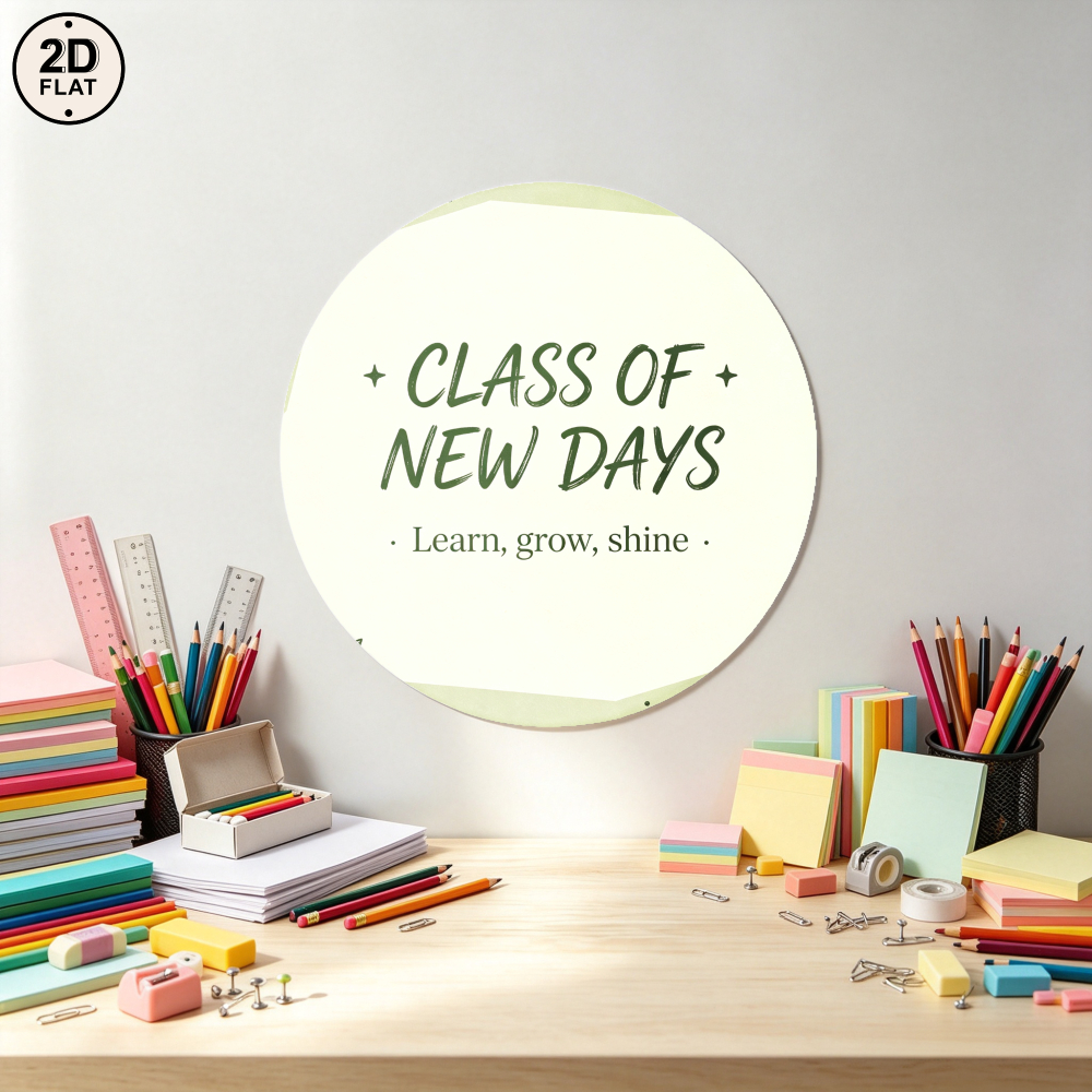 item picture 24/48pcs Back to School Round Stickers Learn Grow   for Classroom Decor, Office Supplies, Birthday Parties, Gift Wrapping, Crafts
