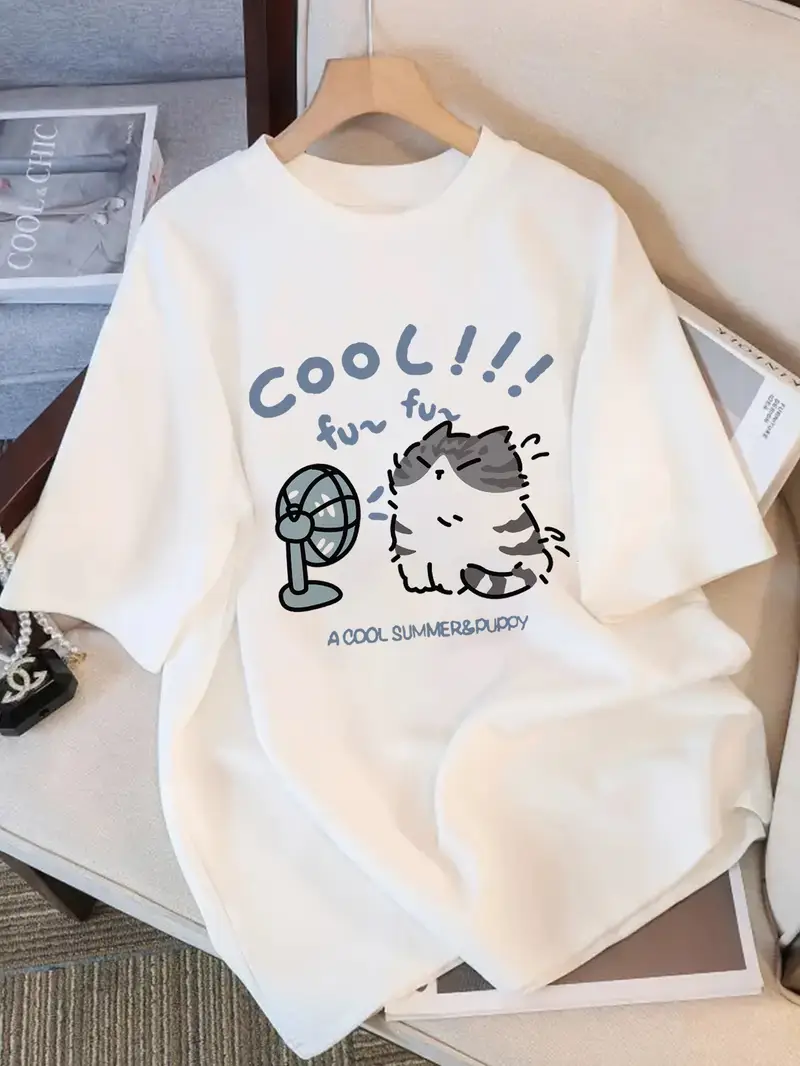 Women's Animal Graphic Tees - Cottagecore Bella Shirts Short Sleeve Casual Tops