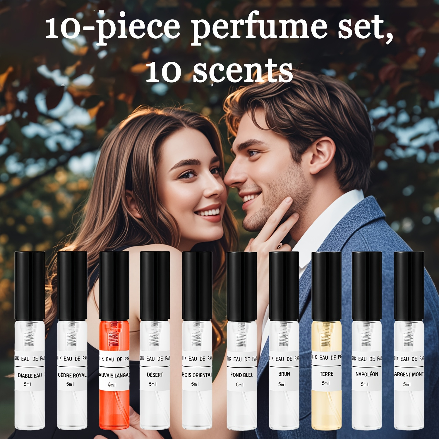 20pcs Women'S Perfume Gift Set, Men'S Perfume Set Mini Perfume, Travel Perfume, Long Lasting Fragrance, Floral Oriental Fruity Fougere Green Chypre Aromatic New Year Perfume Gift Must-Have Cheap Girly Items Unisex Perfume - Image 6
