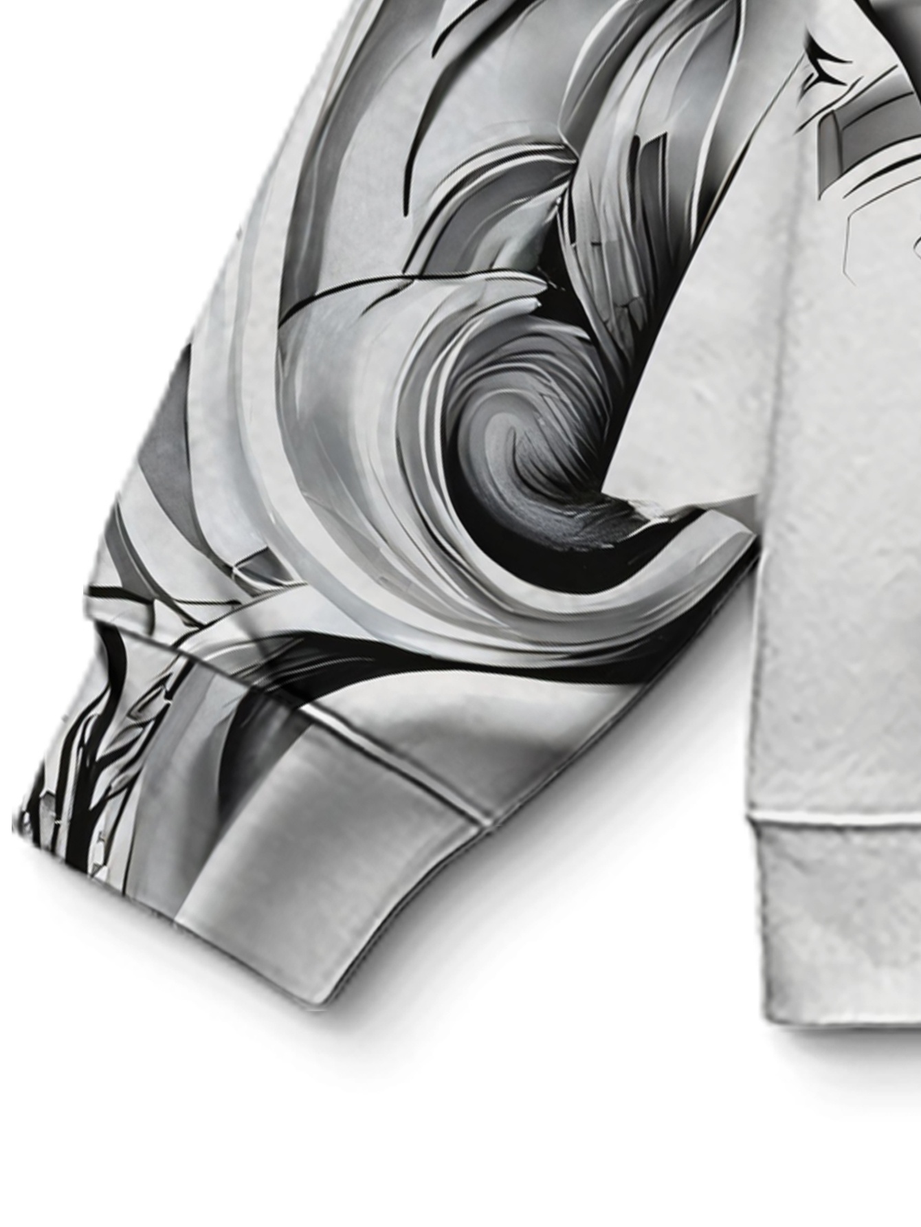 Men's Trendy Hooded Sweatshirt With Personalized Graphic Print_voghion.com
