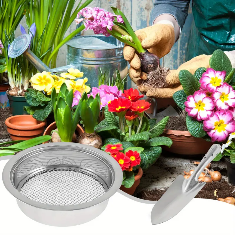 Setaccio Acciaio Inox Setaccio Farina In Acciaio Inox 30 Cm - Setaccio Rotondo Per Dolci E Verdura Accessori Cucina Professionali - Foto 3