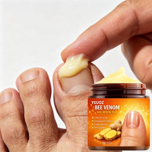 item picture 95 bee toenail with bee and ginger provides 24 hour designed for thickened discolored and damaged nails