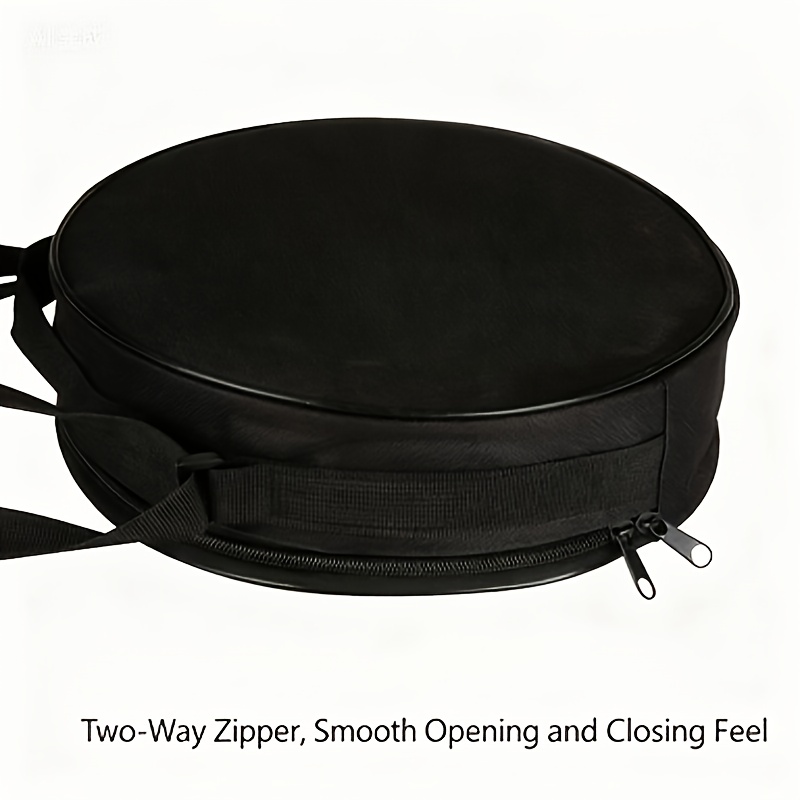 folding stool storage bag   round seat with comfortable cushion portable and space saving design ideal for outdoor activities polyester material Product details 1
