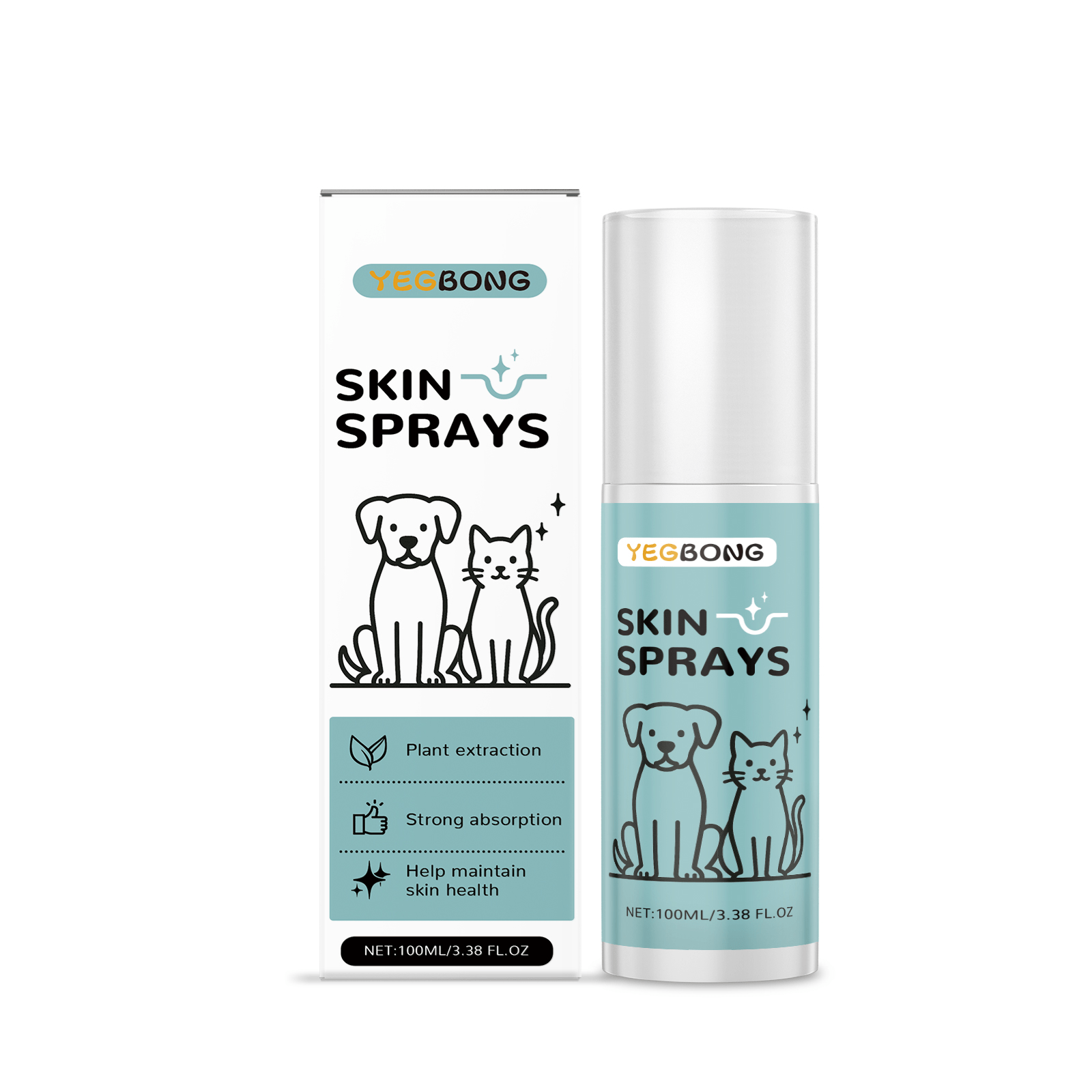 Pet Skin , Suitable For Dogs And Cats. Soothing Spray Works For And Daily Grooming. It Gently Cares For Skin And Fur, A Refreshing Spray For Everyday Combing