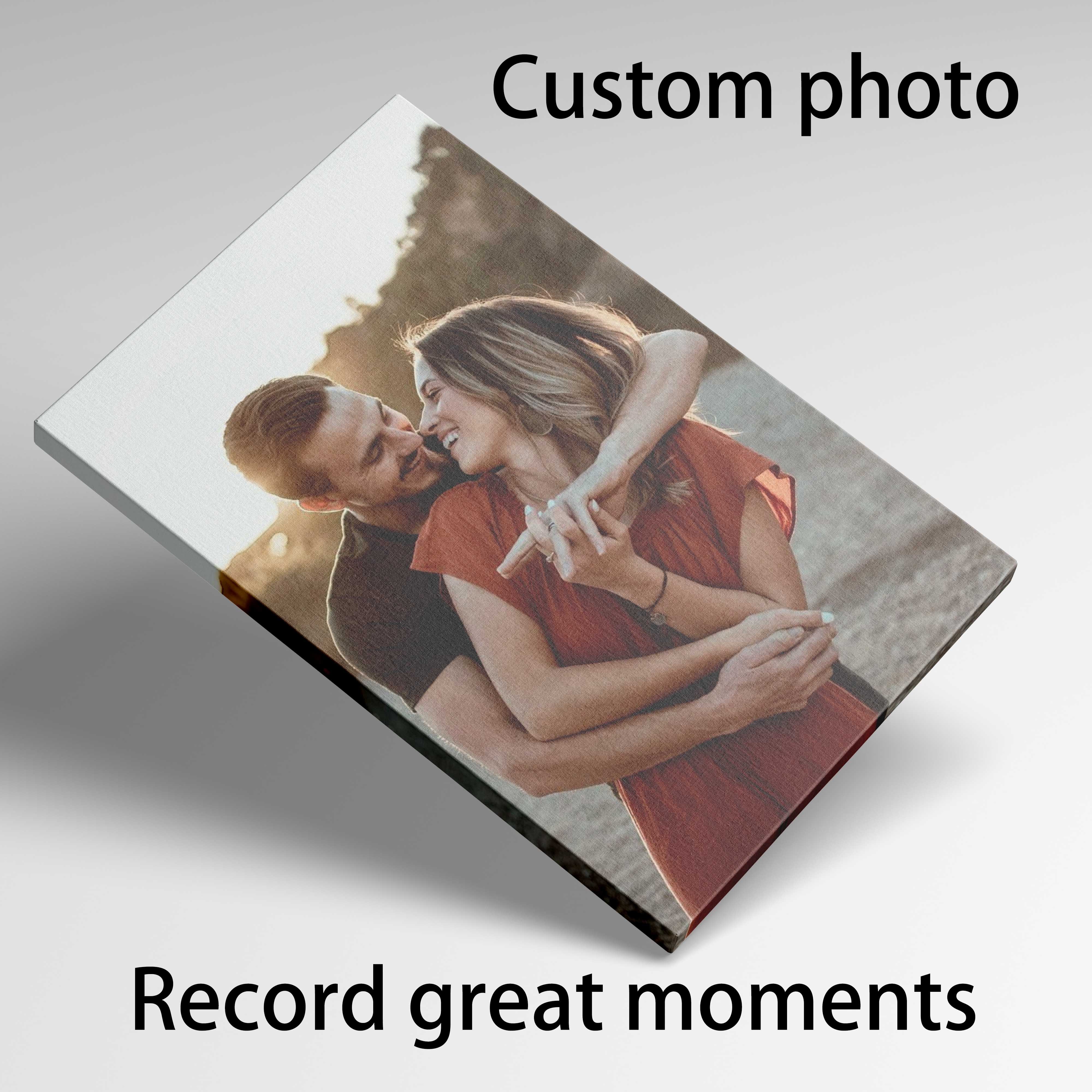 1  couple photo print framed canvas     to textile material ideal for home decor keepsake gift details 3