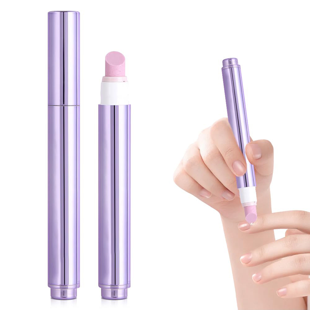 3 in 1 for   purple cuticle oil pen for nail pusher with ceramic tip   strengthen   for nails care brush pen