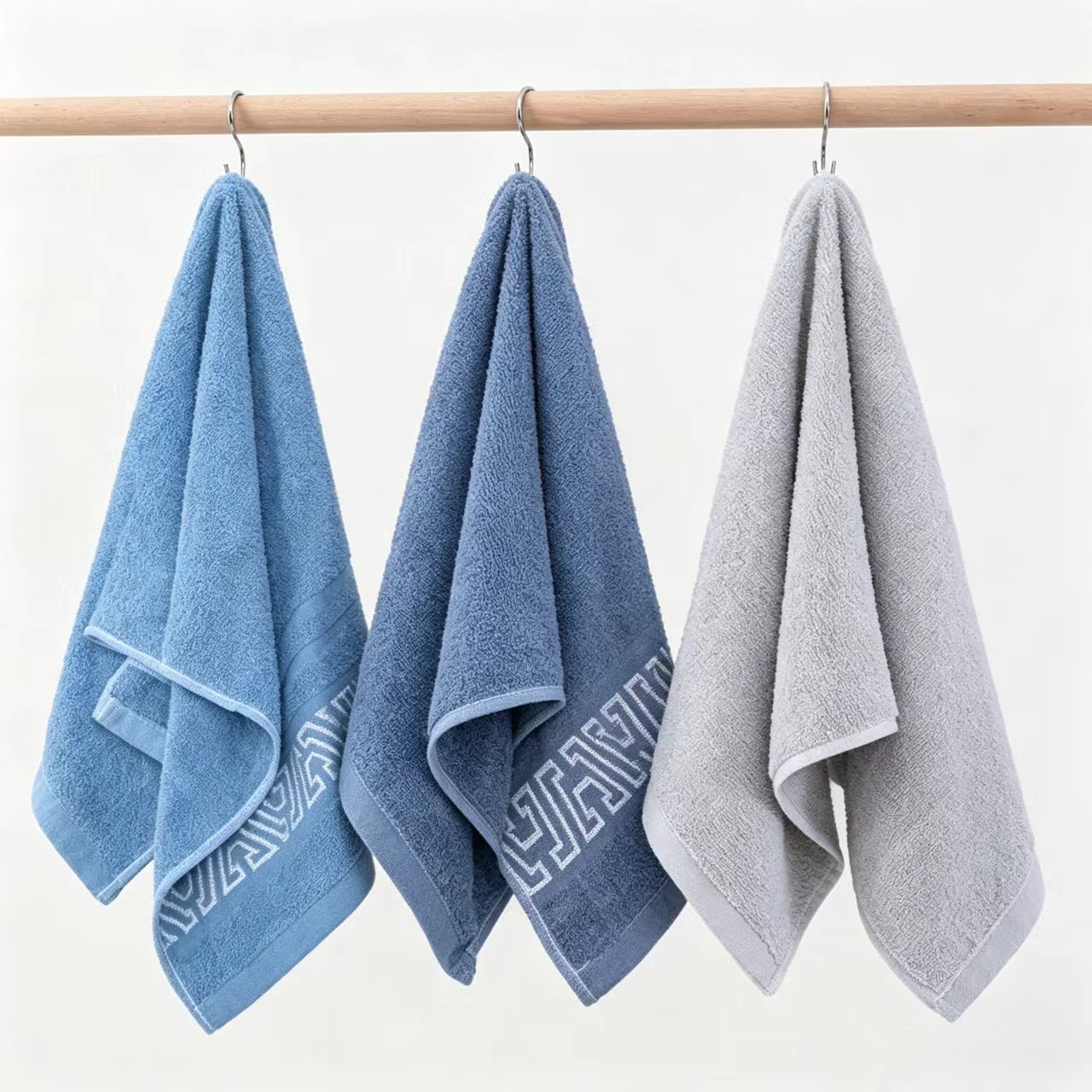 TEMU 3pcs High- And Absorbent Towels - Suitable For Adults And To Use In The Bathroom, Outdoors, At Home, And Camping