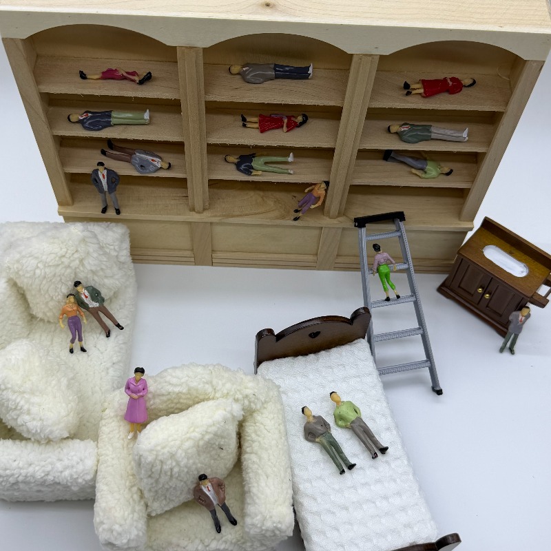 model railway people sold on Temu United States