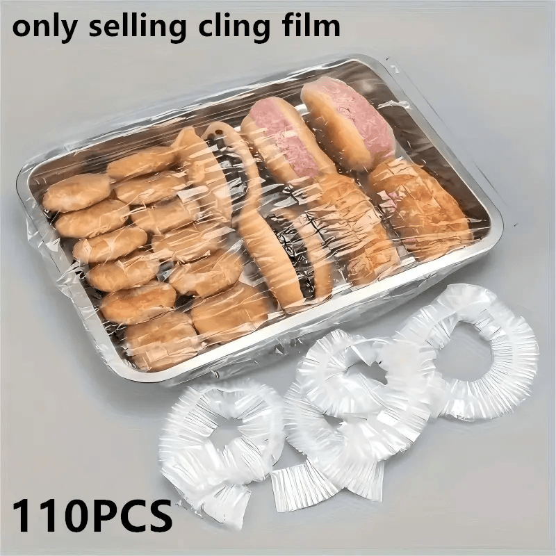 110pcs Large Food-grade Baking Tray Lids | 40cm/15.75in, , Odorless, Dustproof, Reusable Plastic Covers For Home, Restaurant, Kitchen Storage Solutions