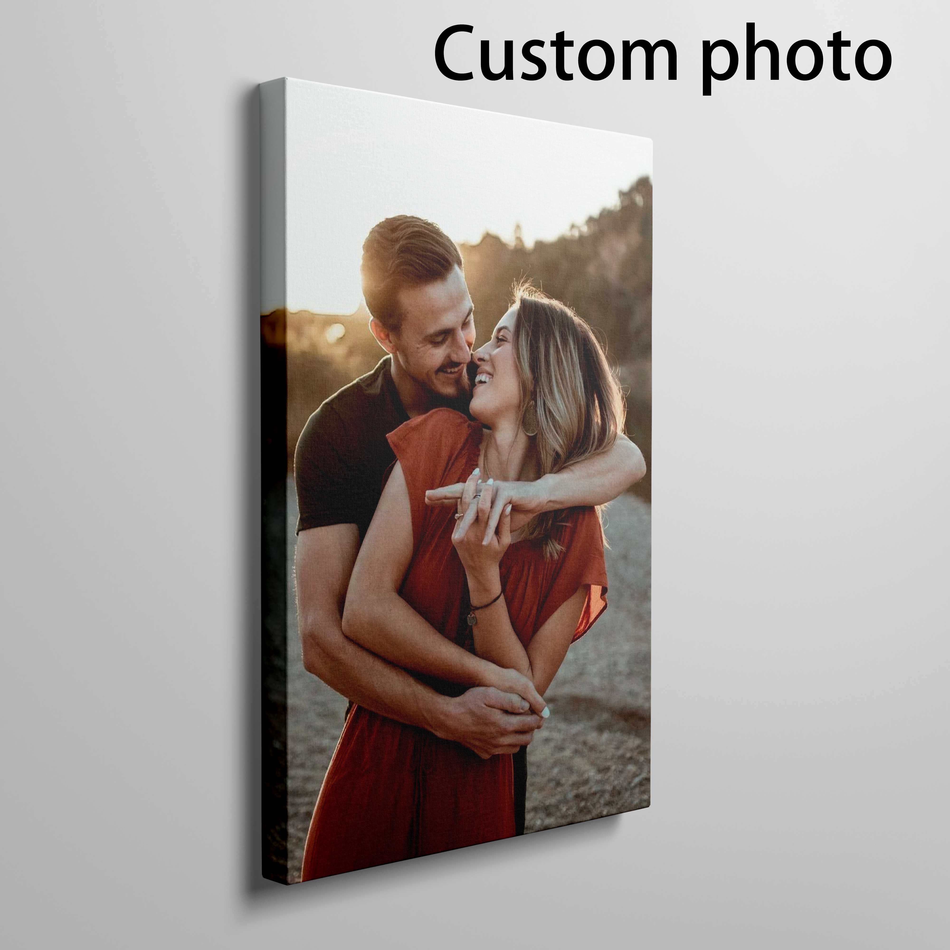 1  couple photo print framed canvas     to textile material ideal for home decor keepsake gift details 2