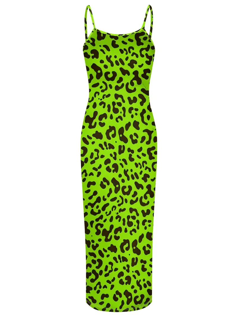 neon green leopard dress Neon Green Leopard T Shirt Dress Harlow & Lloyd