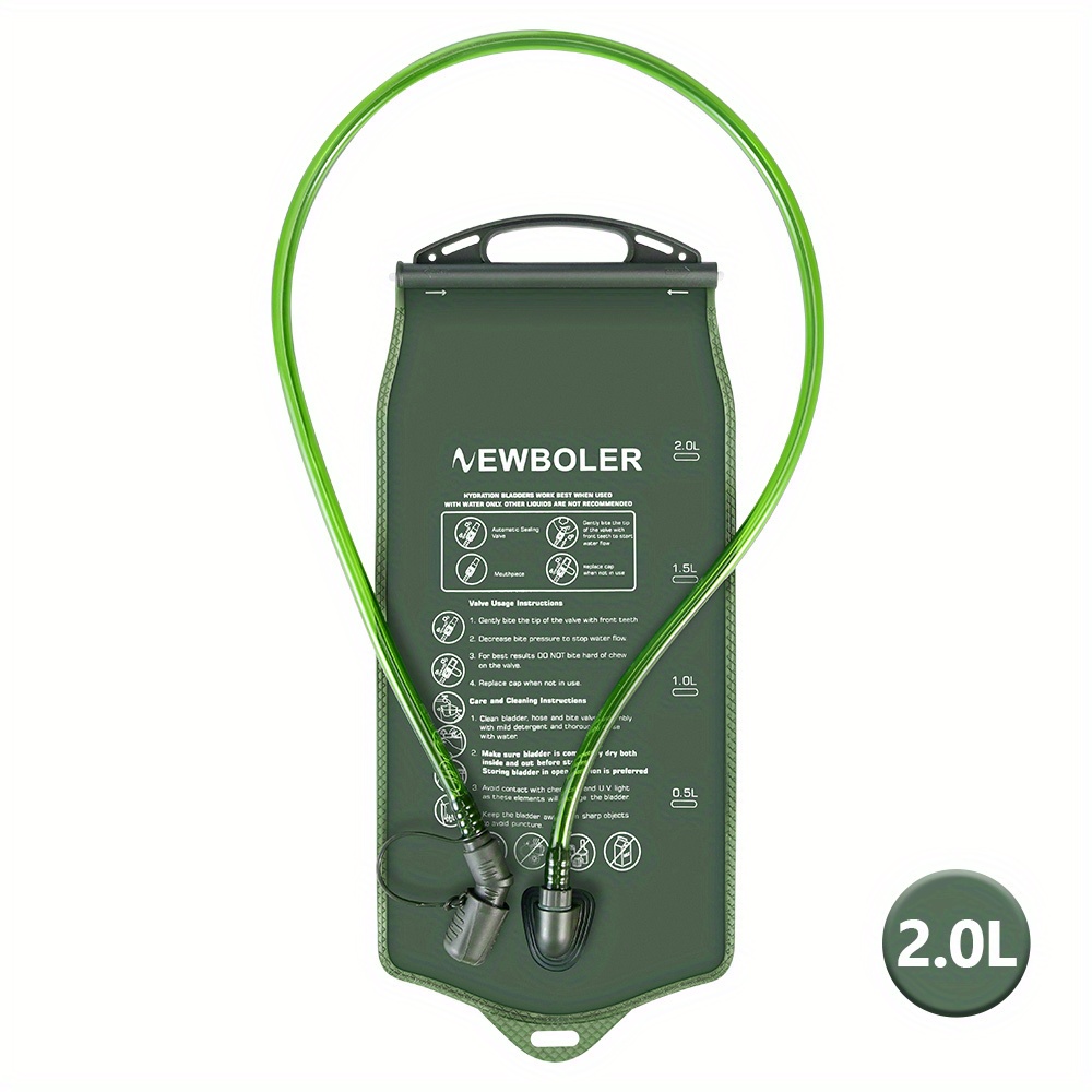 Image of Newboler 1.5l 2l 3l Sealed Design Hydration Bag - Ideal For Cycling, Running, Camping, And Hiking - Anywhere!