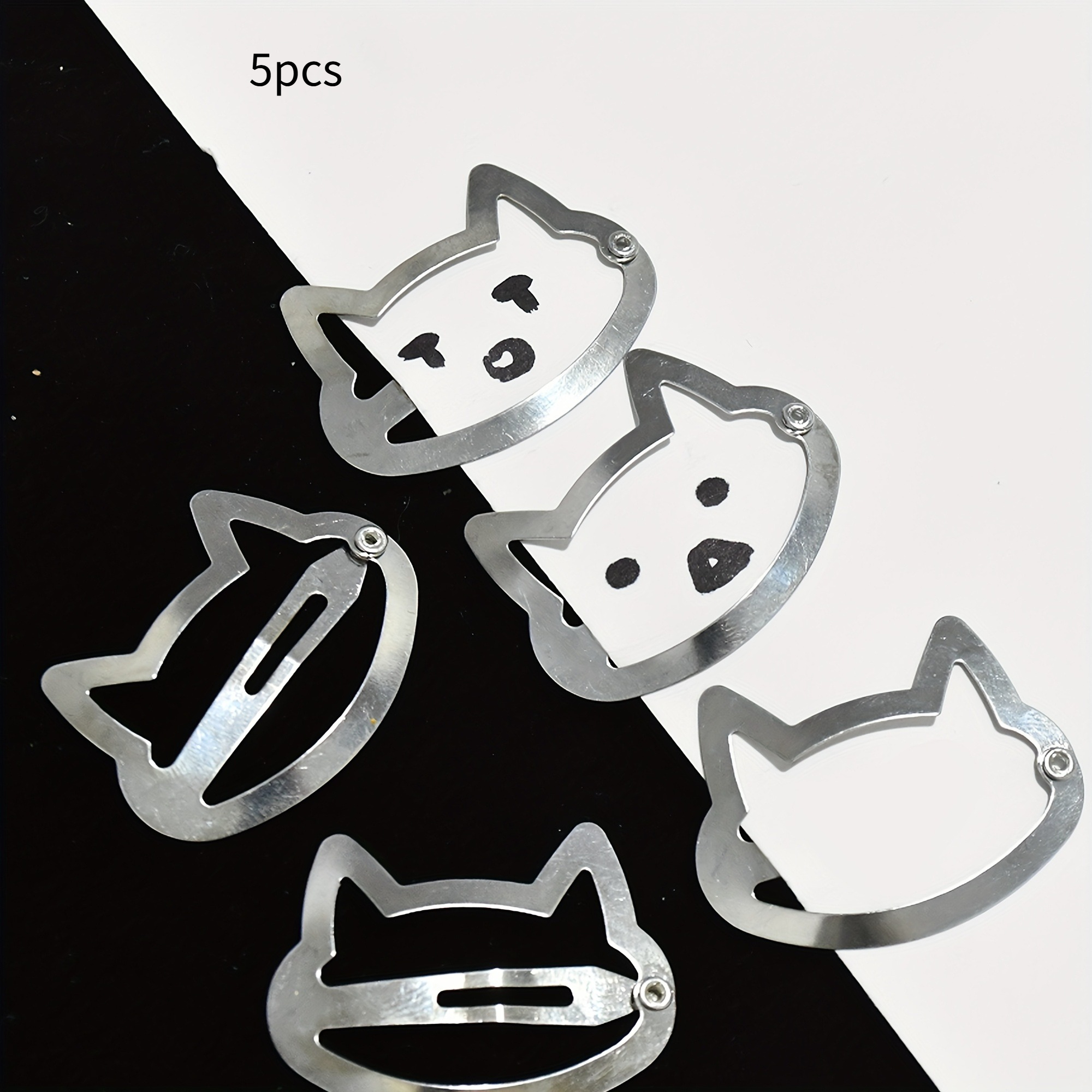 TEMU Cute Cartoon Ins Hairpin, Diy Hair Accessories, Clamp Loose Hair, Will Not Slip