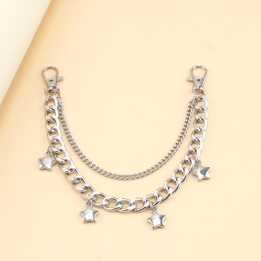 TEMU 1pc Crossbody Bag Women's Handbag Decorative Star Bag Chain Pendant Hanging Chain Versatile Bag Decoration Accessory, Wallet Making, Diy Wallet