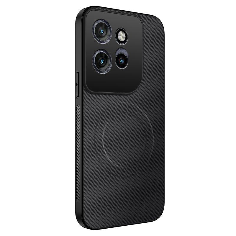 TEMU Phone Case - Applicable To Moto G67/g77 High-end Phone Case, Wireless Charging, Soft Frame, Carbon Fiber Texture, Comfortable Feel Protective