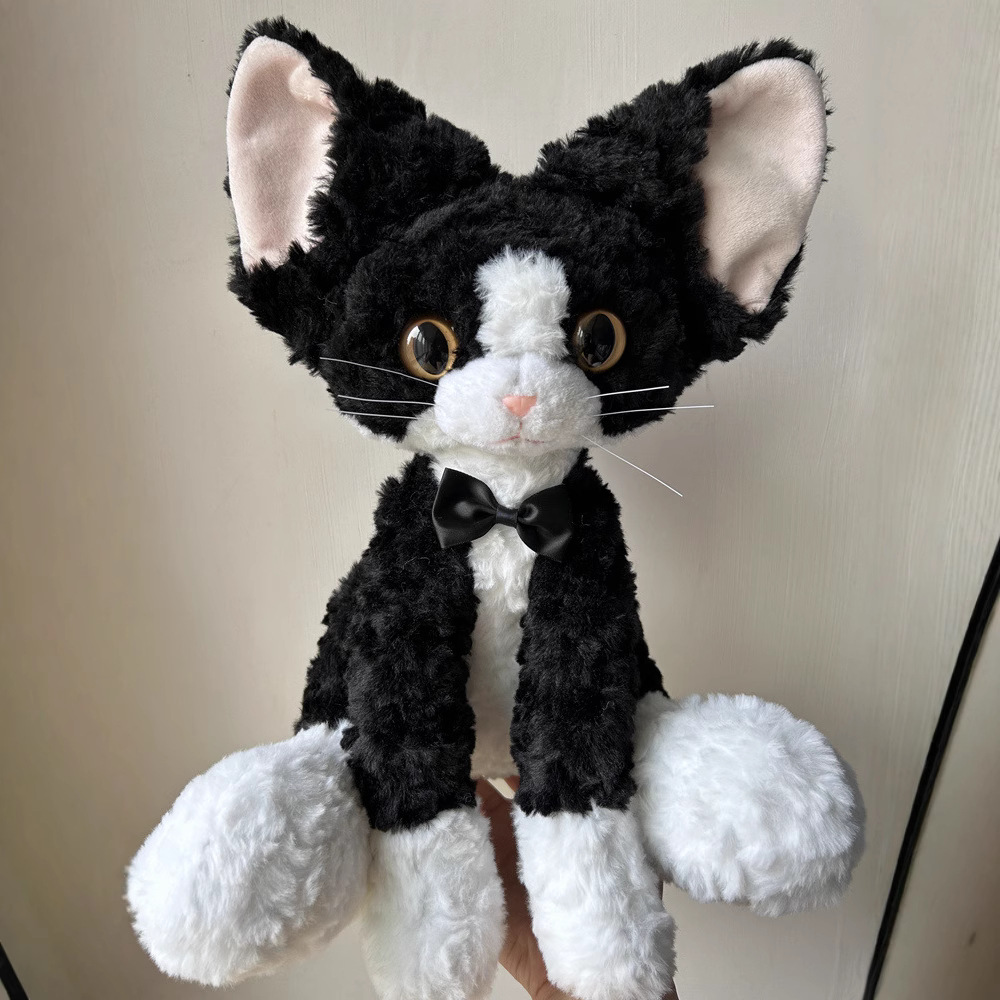TEMU Companion Plush Toy German Cat Plush Toy Curly Cat Toy